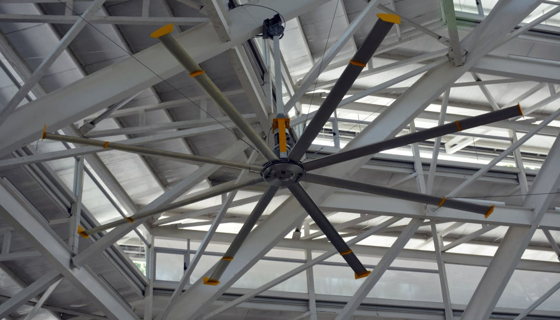 How to Climate-Control Aircraft Hangars: Complete Guide to Integrating HVLS Fans