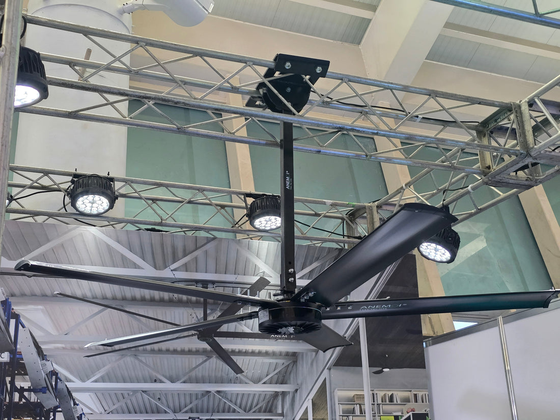 Why are HVLS fans the best solution for large spaces?